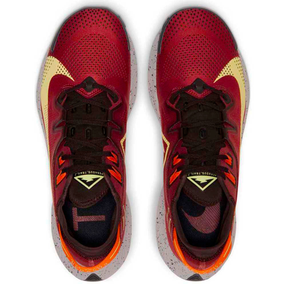 Nike Pegasus Trail 2 Burgundy Yellow Orange 6 490 Krosale.ru