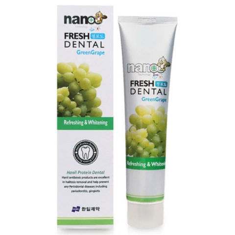 Зубная паста Mirosei Fresh Dental Зеленый виноград, 160 г