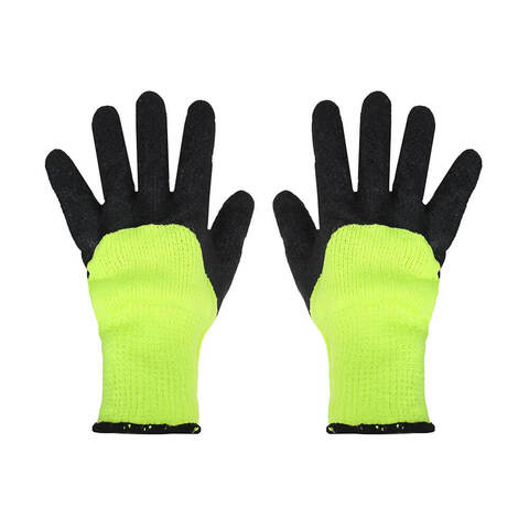 Перчатки акриловые с латексным полуобливом -30°C