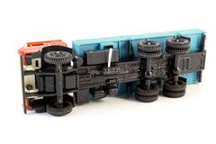 KAMAZ-53212 red-blue (plastic box) 1992 Elecon Arek 1:43