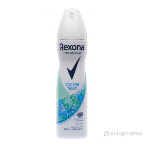 Antiperspirant \  Антиперспирант\ Anti-perspirant \ Дезодорант-спрей Дез Rexona спрей жен Shower clean 150 мл