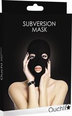 Черная маска Subversion Mask с прорезями для глаз и рта - 