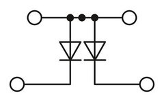 MUTTB 2,5-2DIO/O-UL/O-UR-Клеммный блок