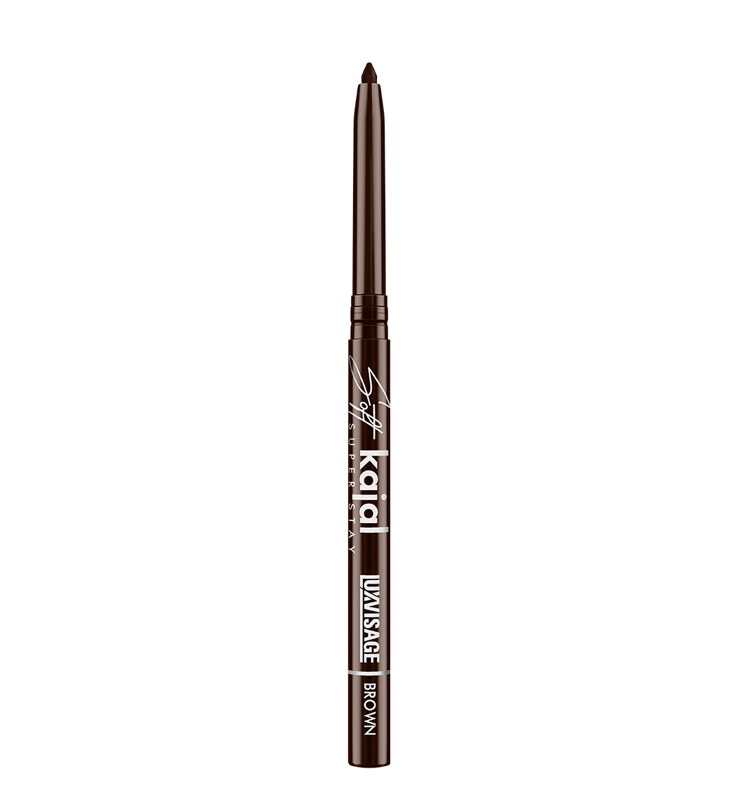 LuxVisage Карандаш-каял для глаз механический Brown, Soft kajal super stay