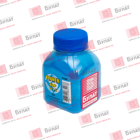Тонер БУЛАТ CLP-415 для Samsung (Голубой, банка 50 г)
