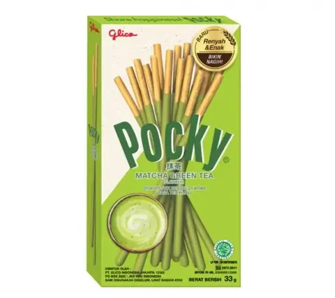 Бисквитные палочки Покки Матча Милки, Pocky, 33 гр