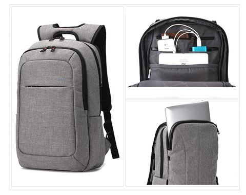 Картинка рюкзак для ноутбука Tigernu T-B3090 Темно-Серый - 5