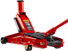 STAYER R-55 RED FORCE, 3 т, 155 - 545 мм, подкатной домкрат с высоким подъемом, Professional (43157-3)