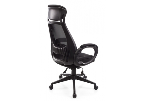Офисное кресло для персонала и руководителя Компьютерное Burgos черное 69*69*122 Черный пластик /Черный