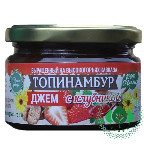 Джем из топинамбура с клубникой