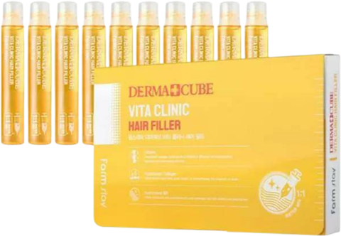 Farmstay Derma Сube Vita Clinic Hair Filler Филлер для волос витаминизирующий