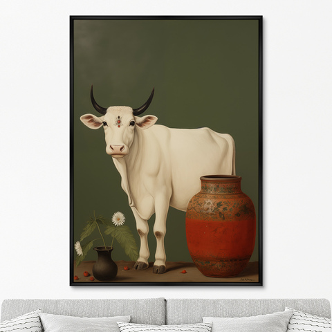 ArtNoMore - Репродукция картины на холсте Cows, No 2, 2024г.