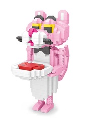 Конструктор Wisehawk Розовая пантера официант 505 деталей NO. 2547 Pink Panther Gift Series