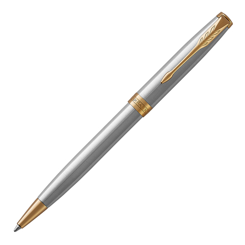 Parker Sonnet Core - Stainless Steel GT, шариковая ручка, M, BL*