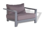 фото 3 "Гранада" кресло алюминиевое, цвет серый на profcook.ru