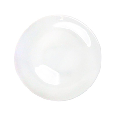 Тарелка обеденная d=26,5см, форма Купол, стеклокерамика, белая, (MFG195-1)