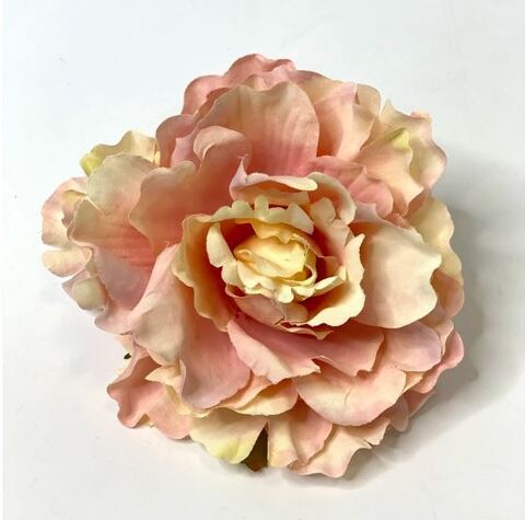 Голова розы, Волнистая, Розовый, 10 см.