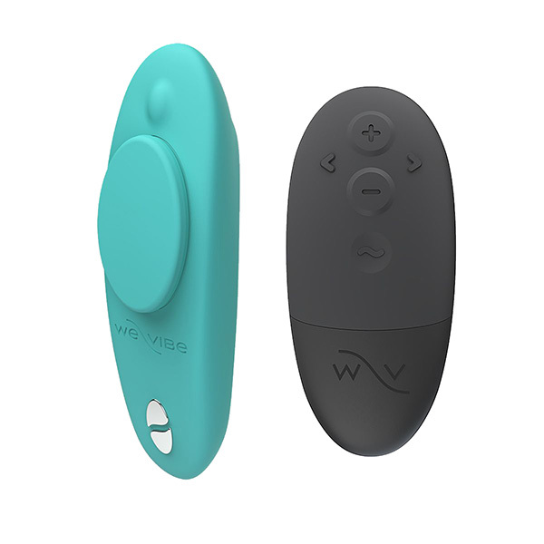 Аквамариновый вибратор 9,2см в трусики We-Vibe Moxie+ SNXM2SG5