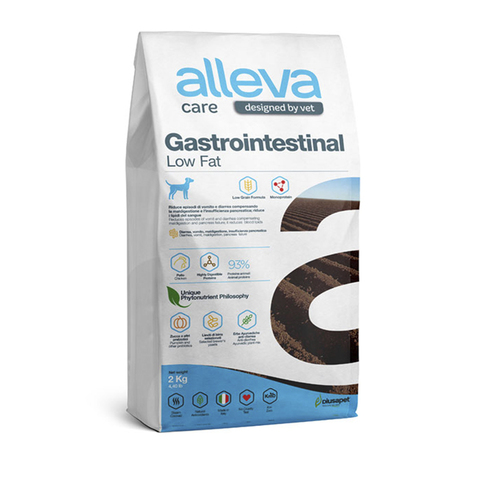 Сухой корм Alleva Care Dog Gastrointestinal Low Fat, для собак с при заболеваниями ЖКТ, 2 кг
