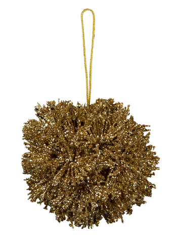 Шар 18см ChristmasDeLuxe золото