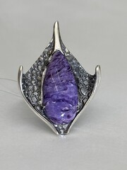Манта (кольцо из серебра)