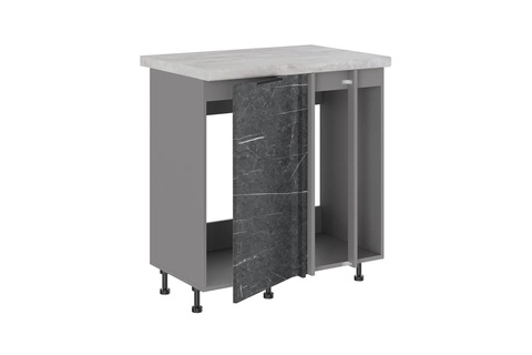 Брауни МП-850 шкаф под мойку (Стол под мойку (прямой угол) одна створка+2 фальшпанели)