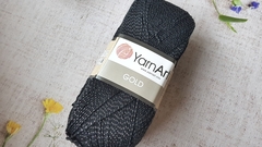 Пряжа YarnАrt "Gold" 13284 черный с серебром