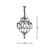 Люстра Stream Suspension Bronze