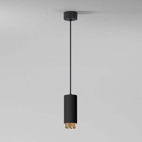 Подвесной светильник Elektrostandard Nubis 50122/1 GU10 чёрный/золото