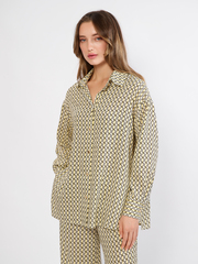 РУБАШКА КЛАССИКА С РАЗРЕЗАМИ ПО БОКАМ