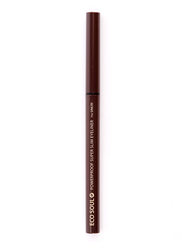 Eco Soul Powerproof Super Slim Eyeliner 02Brown