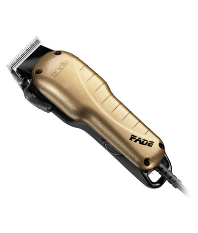 Машинка для стрижки Andis US-1 Fade, сетевая, 8 Вт, 6 насадок, золотистая