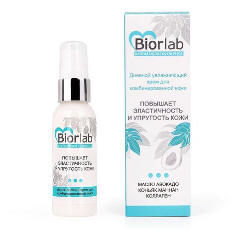Дневной увлажняющий крем Biorlab для комбинированной кожи - 50 гр. - Биоритм Уходовая косметика BIORLAB LB-25003