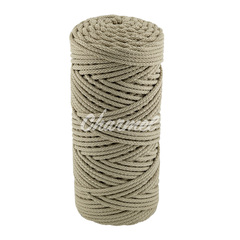 White our polyester cord 5 mm