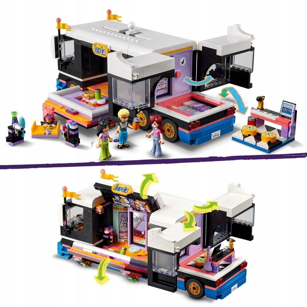 Конструктор LEGO Friends - Концертный автобус поп-звезды - Лего Друзья  42619 купить в Москве | Доставка по России.