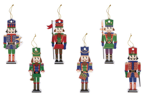 Набор елочных украшений 6шт 9х4см Easy Life Щелкунчик