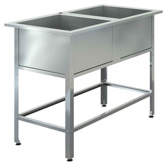 Ванна моечная ASSUM ВМС-С-2/530 1250х630х850