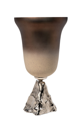 Ваза декоративная 25x45см Garda Decor на металлическом основании