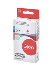 Струйный картридж Sakura 3ED68A (№712 Magenta) для HP DesignJet T210/T230/T250/T630/T650/DesignJet Studio, пурпурный, водорастворимый тип чернил, 29 мл.