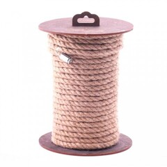 Джутовая веревка для шибари, на катушке, бежевый, 10 м