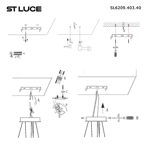 Светильник подвесной ST Luce Orione SL6209.403.40