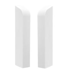 Заглушка для плинтуса ПВХ Smartprofile Aqua20 20 мм белый