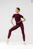 Translucent Rashguard t-shirt | wine