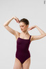 Strap leotard | wine