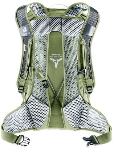 Картинка рюкзак велосипедный Deuter Race Air 14+3 Mineral/Grove - 2
