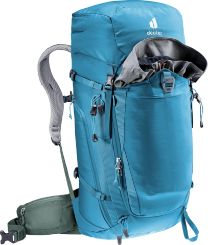Картинка рюкзак туристический Deuter Trail Pro 36 Wave/Ivy - 9