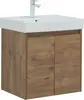 Aquanet 302525 Тумба с раковиной Nova Lite 60 2 дв. цв. дуб рустикальный (302525)