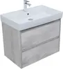 Aquanet 287875 Тумба Nova Lite 75 2 ящ. цв. дуб белый (287875)