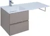 Aquanet 243774 Тумба с раковиной Алвита 120 R цв.капучино (243774)