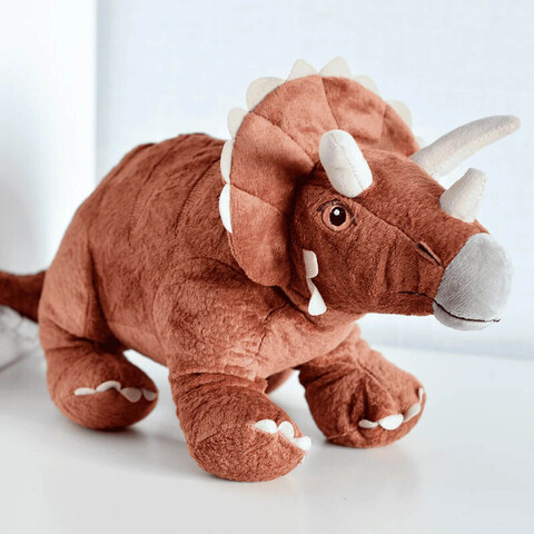 Мягкая игрушка динозавр/трицератопс, FUR TOYS